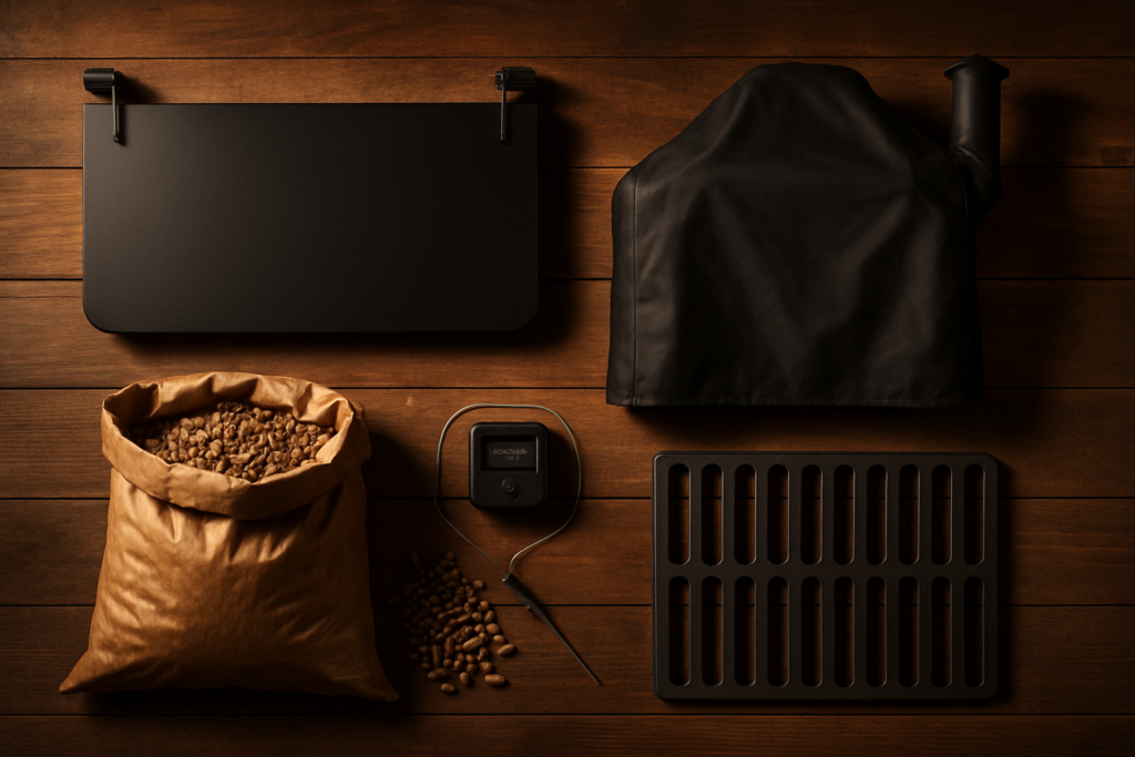 Best Traeger Accessories 2026: Folding Shelves, Grill Covers, Pellets, Probes, and Grate Upgrades